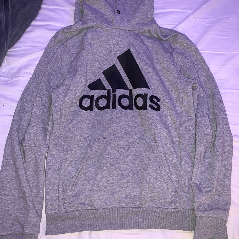Women’s Grey Adidas Hoodie.